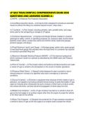 LP GAS TEXAS BOBTAIL COMPREHENSIVE EXAM 2026 QUESTIONS AND ANSWERS SCORED