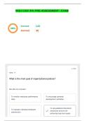 WGU C202 &vert;PA &vert;PRE-ASSESSMENT &vert;EXAM QUESTIONS WITH CORRECT ANSWERS &vert; GRADED A