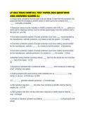 LP GAS TEXAS BOBTAIL TEST PAPER 2026 QUESTIONS AND ANSWERS SCORED