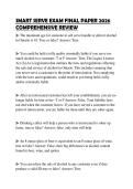 SMART SERVE EXAM FINAL PAPER 2026 COMPREHENSIVE REVIEW