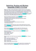Switching&comma; Routing and Wireless Essentials CCNA 2 v7&period;0 Final
