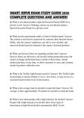 SMART SERVE EXAM STUDY GUIDE 2026 COMPLETE QUESTIONS AND ANSWERS