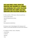 SOCS 185N WEEK 8 FINAL EXAM TEST QUESTION AND ANSWERS ALL CORRECT AND WORKABLE TEST LATEST SOLUTION CERTIFICATION TEST SCRIPT 2026 FULL QUESTIONS AND SOLUTIONS GRADED A&plus;