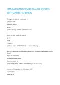 MAMMOGRAPHY BOARD EXAM QUESTIONS WITH CORRECT ANSWERS 