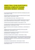 XINNIX FINAL EXAM QUESTIONS & VERIFIED COMPLETE PASSED ANSWERS NEWEST VERSION