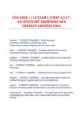 UGA GEOG 1113 EXAM 1 &lpar;CHAP 1&comma;2&comma;27-34&rpar; STUDY SET QUESTIONS AND CORRECT ANSWERS 2026
