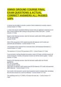 XINNIX GROUND COURSE FINAL EXAM QUESTIONS & ACTUAL CORRECT ANSWERS ALL PASSED 100&percnt;