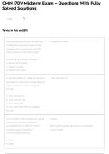 CMN 170V Midterm Exam &ndash; Questions With Fully Solved Solutions