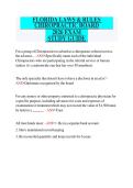 FLORIDA LAWS & RULES  CHIROPRACTIC BOARD  2026 EXAM  STUDY GUIDE 