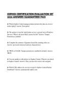 SOPHOS CERTIFICATION EVALUATION SET 2026 ANSWERS GUARANTEED PASS