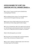 SOPHOS ENGINEER TEST SCRIPT 2026 QUESTIONS WITH FULL ANSWERS GRADED A&plus;