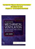 Test Bank for Pilbeam&rsquo;s Mechanical Ventilation 8th Edition &vert; Cairo