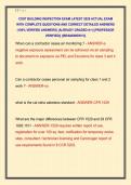 CSST BUILDING INSPECTION EXAM LATEST 2026 ACTUAL EXAM  WITH COMPLETE QUESTIONS AND CORRECT DETAILED ANSWERS  &lpar;100&percnt; VERIFIED ANSWERS&rpar; &vert;ALREADY GRADED A&plus;&vert; &vert;&vert;PROFESSOR  VERIFIED&vert;&vert; &vert;&vert;BRANDNEW&excl;&excl;&excl;&vert;&vert;