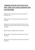 TENNESSEE PESTICIDE APPLICATOR EXAM FINAL SCRIPT 2026 SOLVED QUESTIONS WITH FULL SOLUTIONS