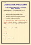 LIFEGUARD RED CROSS EXAM LATEST 2026 ACTUAL EXAM WITH  COMPLETE QUESTIONS AND CORRECT DETAILED ANSWERS &lpar;100&percnt;  VERIFIED ANSWERS&rpar; &vert;ALREADY GRADED A&plus;&vert; &vert;&vert;PROFESSOR  VERIFIED&vert;&vert; &vert;&vert;BRANDNEW&excl;&excl;&excl;&vert;&vert;