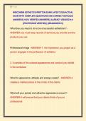 WISCONSIN ESTHETICS WRITTEN EXAM LATEST 2026 ACTUAL  EXAM WITH COMPLETE QUESTIONS AND CORRECT DETAILED  ANSWERS &lpar;100&percnt; VERIFIED ANSWERS&rpar; &vert;ALREADY GRADED A&plus;&vert;  &vert;&vert;PROFESSOR VERIFIED&vert;&vert; &vert;&vert;BRANDNEW&excl;&excl;&excl;&vert;&vert; 