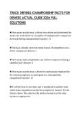 TRUCK DRIVING CHAMPIONSHIP FACTS FOR DRIVERS ACTUAL GUIDE 2026 FULL SOLUTIONS