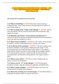 BIO 250 &lpar;MICROBIOLOGY&rpar; STRAIGHTERLINE FINAL PROCTORED    EXAM READY - VERIFIED QUESTIONS AND ANSWERS - COMPREHENSIVE LATEST VERSION 2026