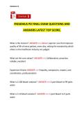 Fresenius PD Final Exam &ndash; Latest Exam Questions and Answers for Top Scores
