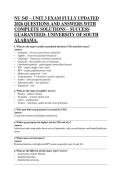 NU 545 &ndash; UNIT 3 EXAM FULLY UPDATED 2026 QUESTIONS AND ANSWERS WITH COMPLETE SOLUTIONS &ndash; SUCCESS GUARANTEED- UNIVERSITY OF SOUTH ALABAMA&period; 