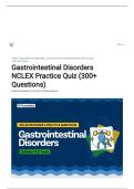 Gastrointestinal Disorders NCLEX Practice Quiz &vert; 300&plus; Practice Questions