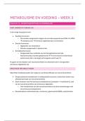 samenvatting - metabolisme module 3&period;4 - 3&period;5 - 3&period;6 - 4&period;1 &lpar;pal-sessie 3&rpar;