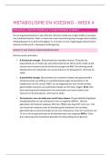 Samenvatting - metabolisme module 4&period;2 - 5&period;1 - 5&period;2 - 5&period;3 &lpar;pal-sessie 4&rpar; 