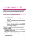 Samenvatting - metabolisme module 6&period;1 - 6&period;2 - 7 &lpar;pal-sessie 5&rpar;