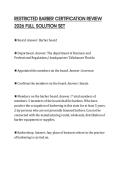 RESTRICTED BARBER CERTIFICATION REVIEW 2026 FULL SOLUTION SET
