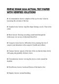 RHFAC EXAM 2026 ACTUAL TEST PAPER WITH VERIFIED SOLUTIONS