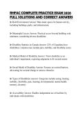 RHFAC COMPLETE PRACTICE EXAM 2026 FULL SOLUTIONS AND CORRECT ANSWERS