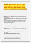 RNSG 1128 Final Exam Review&colon; Intro to Nursing Concepts ACTUAL EXAM NEWEST