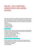 NUR 507 - TEST 5 QUESTIONS COMPLETE WITH 100&percnt; VERIFIED ANSWERS 2026