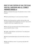 RIGHT OF WAY PORTION OF QAC TEST EXAM 2025 FULL QUESTIONS AND ALL CORRECT ANSWERS GRADED A&plus;