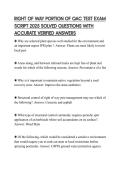 RIGHT OF WAY PORTION OF QAC TEST EXAM SCRIPT 2025 SOLVED QUESTIONS WITH ACCURATE VERIFIED ANSWERS