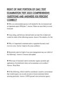 RIGHT OF WAY PORTION OF QAC TEST EXAMINATION TEST 2025 COMPREHENSIVE QUESTIONS AND ANSWERS 100 PERCENT CORRECT