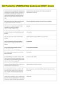 CRAT Practice Test UPDATED ACTUAL Questions and CORRECT Answers 