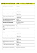 CSPDT Exam practice UPDATED ACTUAL Questions and CORRECT Answers