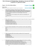 Davis Advantage for Pathophysiology &lpar;Capriotti&rpar; 3rd Ed &mdash; Chapter 1&ndash;46 Exam-Style Question Bank &plus; Rationales &lpar;PDF