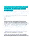 FPGEE MANAGEMENT COMPLETE EXAM LATEST VERSION 2026-2027 QUESTIONS AND 100- Verified ANSWERS&period;pdf