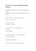 FCCN level 1 Exam with Questions and Answers
