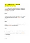 FDLE SOCE Review Exam with Questions and Answers