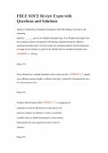 FDLE SOCE Review Exam with Questions and Solutions
