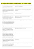 SPE Content Test 290 UPDATED ACTUAL Questions and CORRECT Answers