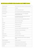 LSB1 290 study set UPDATED ACTUAL Questions and CORRECT Answers