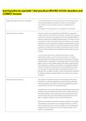 learning behavior specialist 1 &lpar;test practice&rpar; UPDATED ACTUAL Questions and  CORRECT Answers 