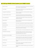 LBS1 290 Prep UPDATED ACTUAL Questions and CORRECT Answers 