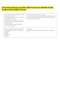 ILTS Learning Behavior Specialist I &lpar;290&rpar; Practice Test UPDATED ACTUAL  Questions and CORRECT Answers
