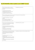 ILTS 290 UPDATED ACTUAL Questions and CORRECT Answers