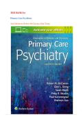 TEST BANK For Primary Care Psychiatry 2nd Edition by Robert McCarron&comma; Glen Xiong 9781496349217 Chapters 1 - 26 Complete Guide&period;&vert;Latest 2026&period;